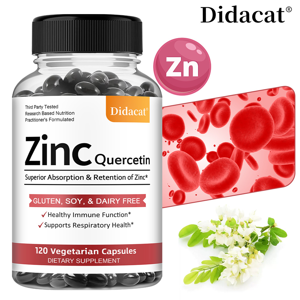 Wellness Quercetin - Cápsulas Vegetarianas de Quercetina e Zinco,