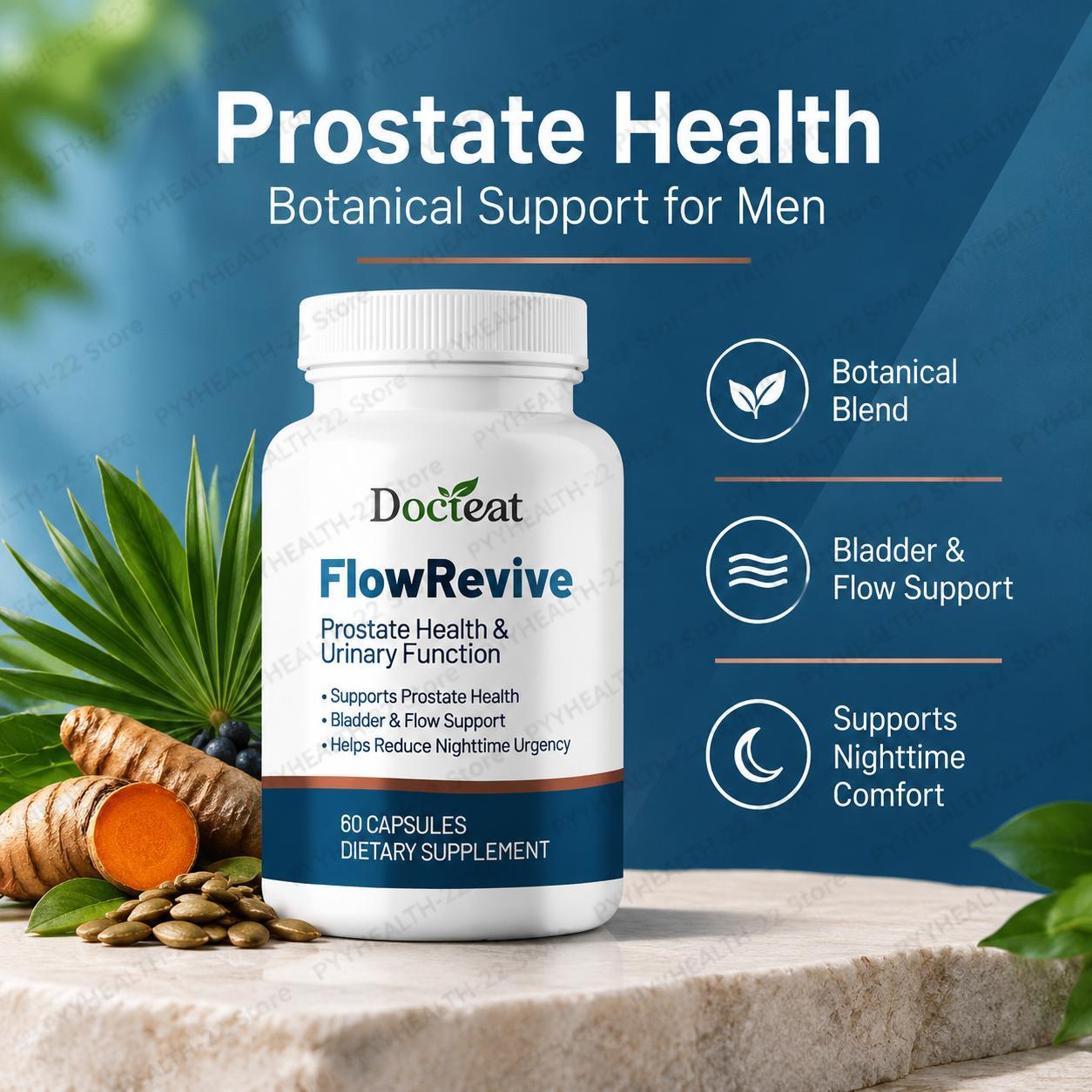 Wellness Quercetin - Cápsulas para Próstata com Quercetina, Curcumina,