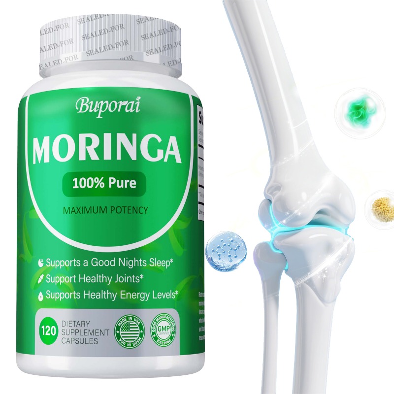 Moringa Leaf Powder - Cápsulas de pó de folha de