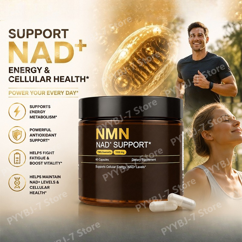 Wellness Quercetin - Suplemento Complexo NMN 1000mg com TMG,