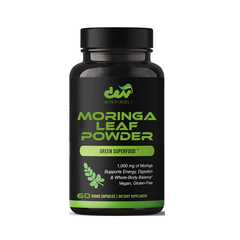Moringa Leaf Powder - Cápsulas Orgânicas de Moringa 1000mg -