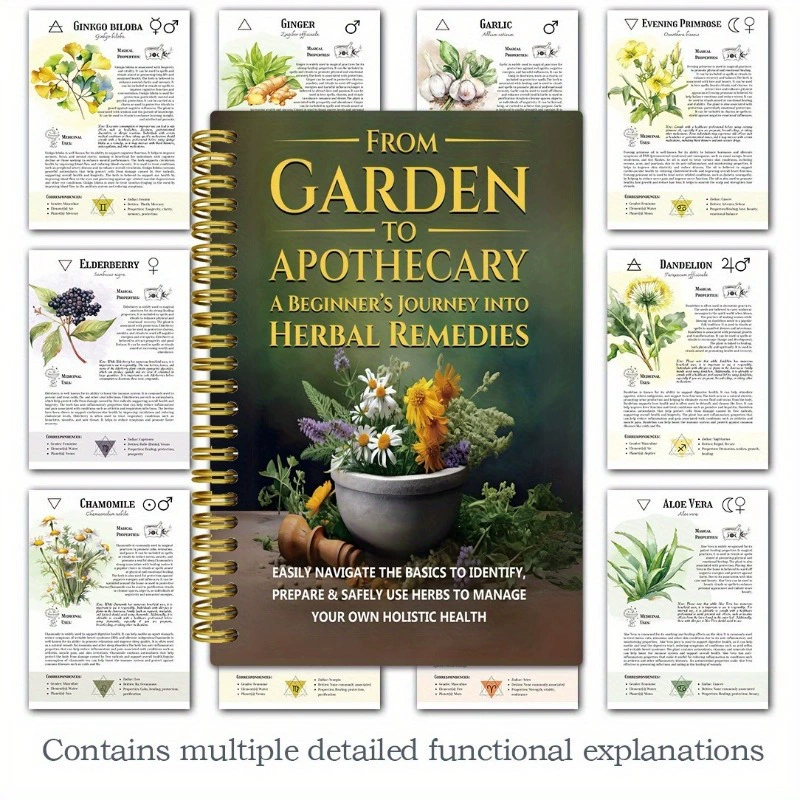 Livro de bem-estar diário natu - Herbal Gardens Wellness avaliação e preço