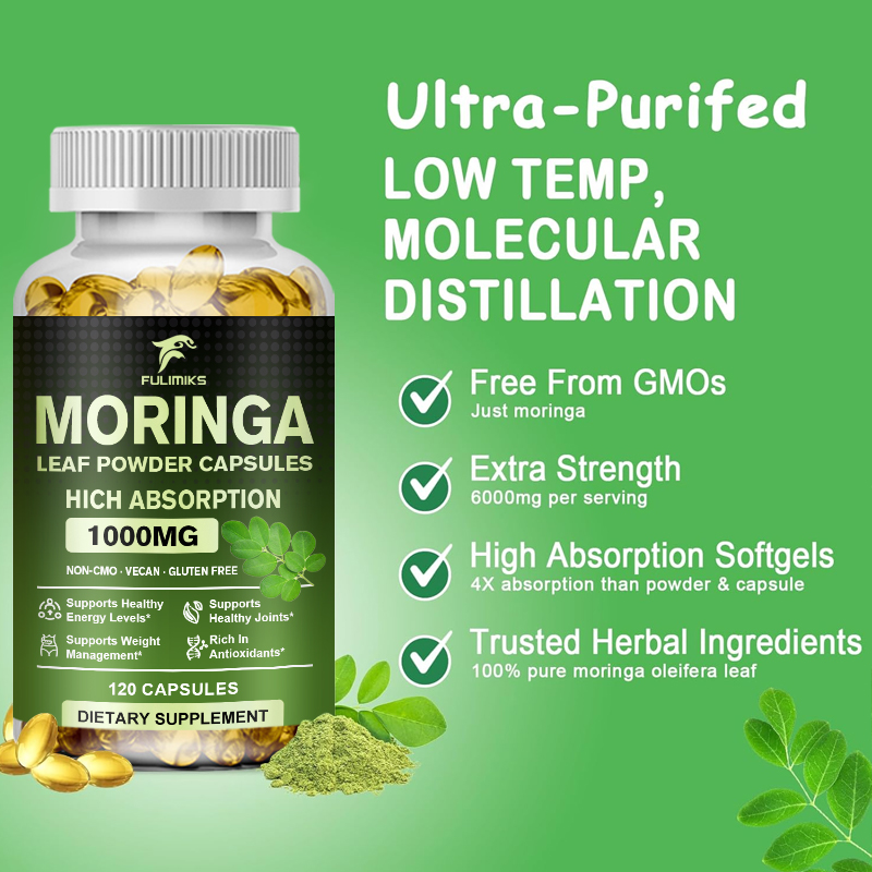 Compre 2 e Ganhe 2 Grátis! Sup - Moringa Leaf Powder avaliação e preço