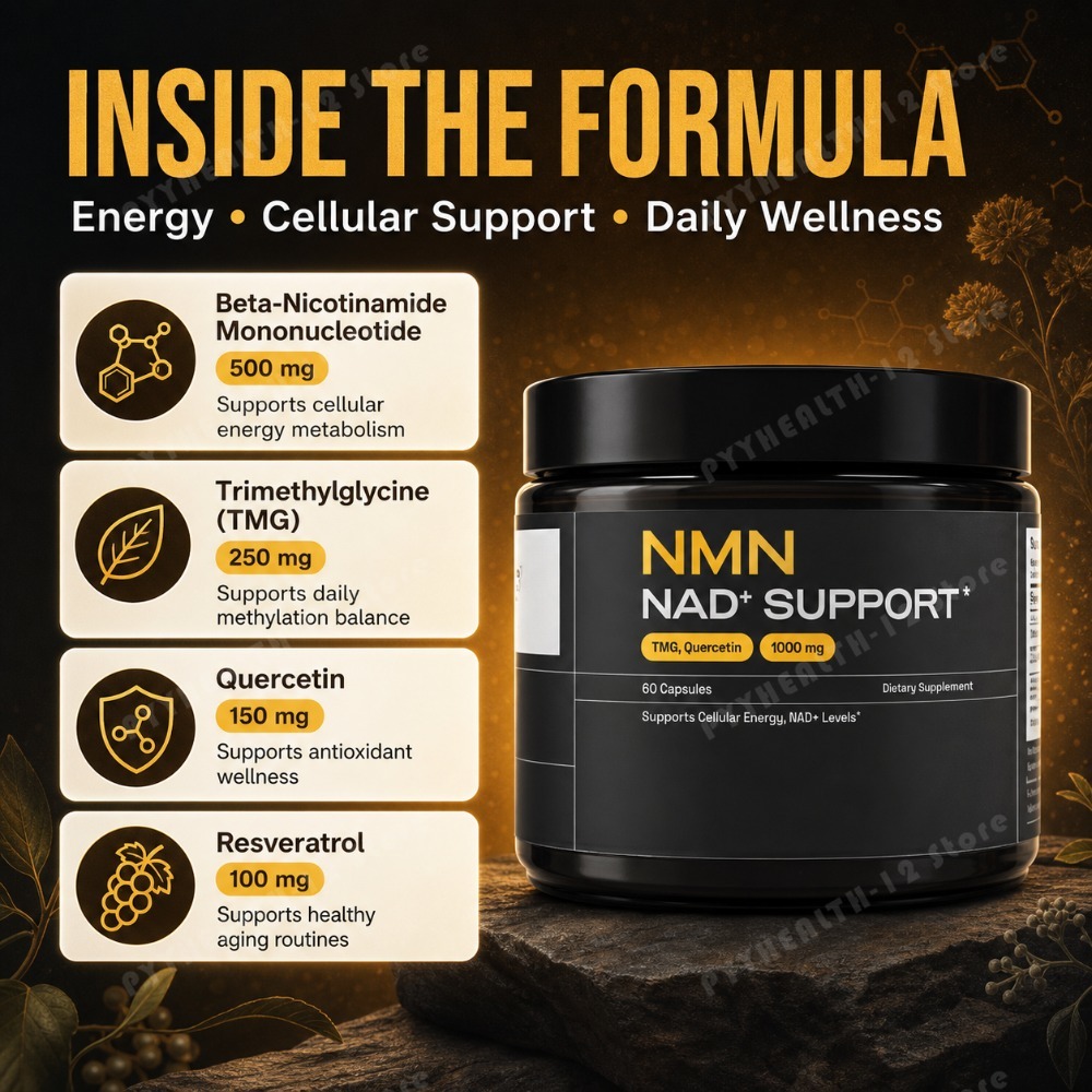 Cápsulas de Suporte NMN NAD+ 1 - Wellness Quercetin avaliação e preço