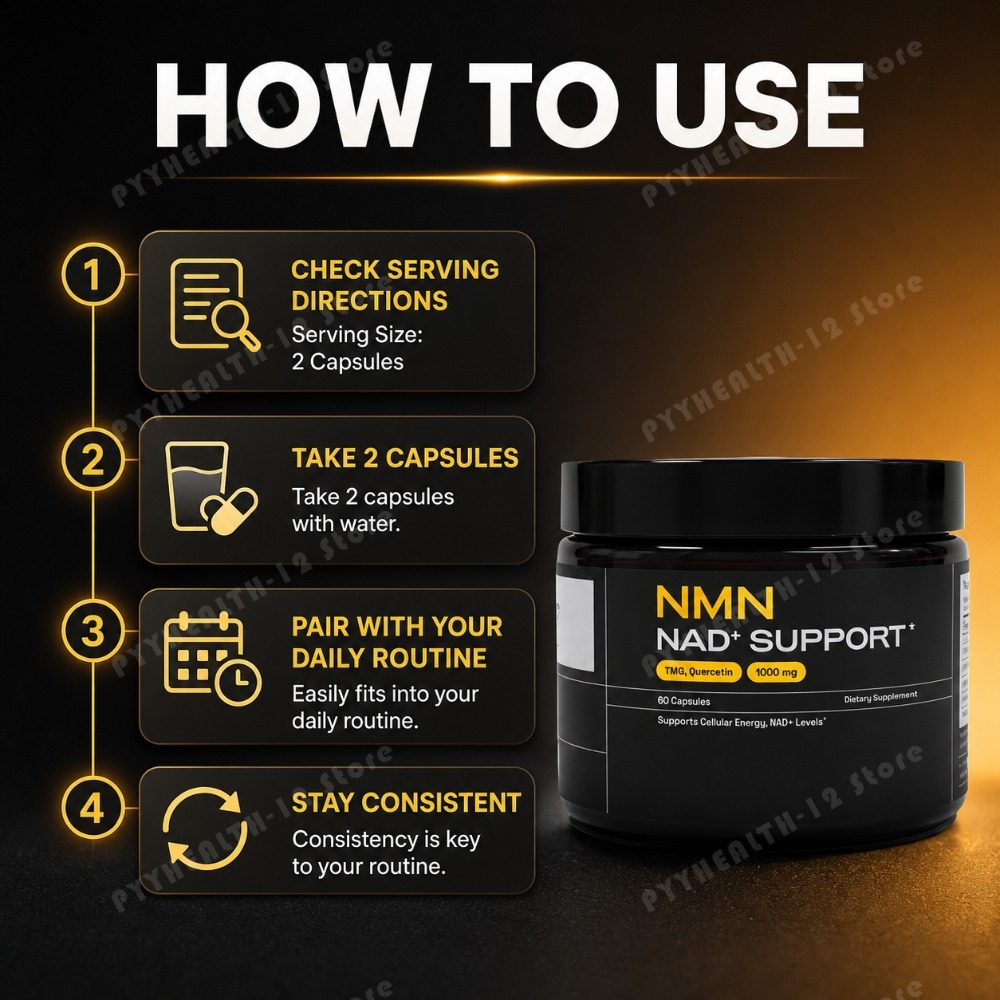 Cápsulas de Suporte NMN NAD+ 1 - Wellness Quercetin avaliação e preço