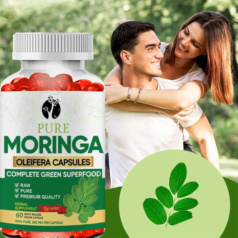 Cápsulas Moringa -60 cápsulas  - Moringa Leaf Powder avaliação e preço