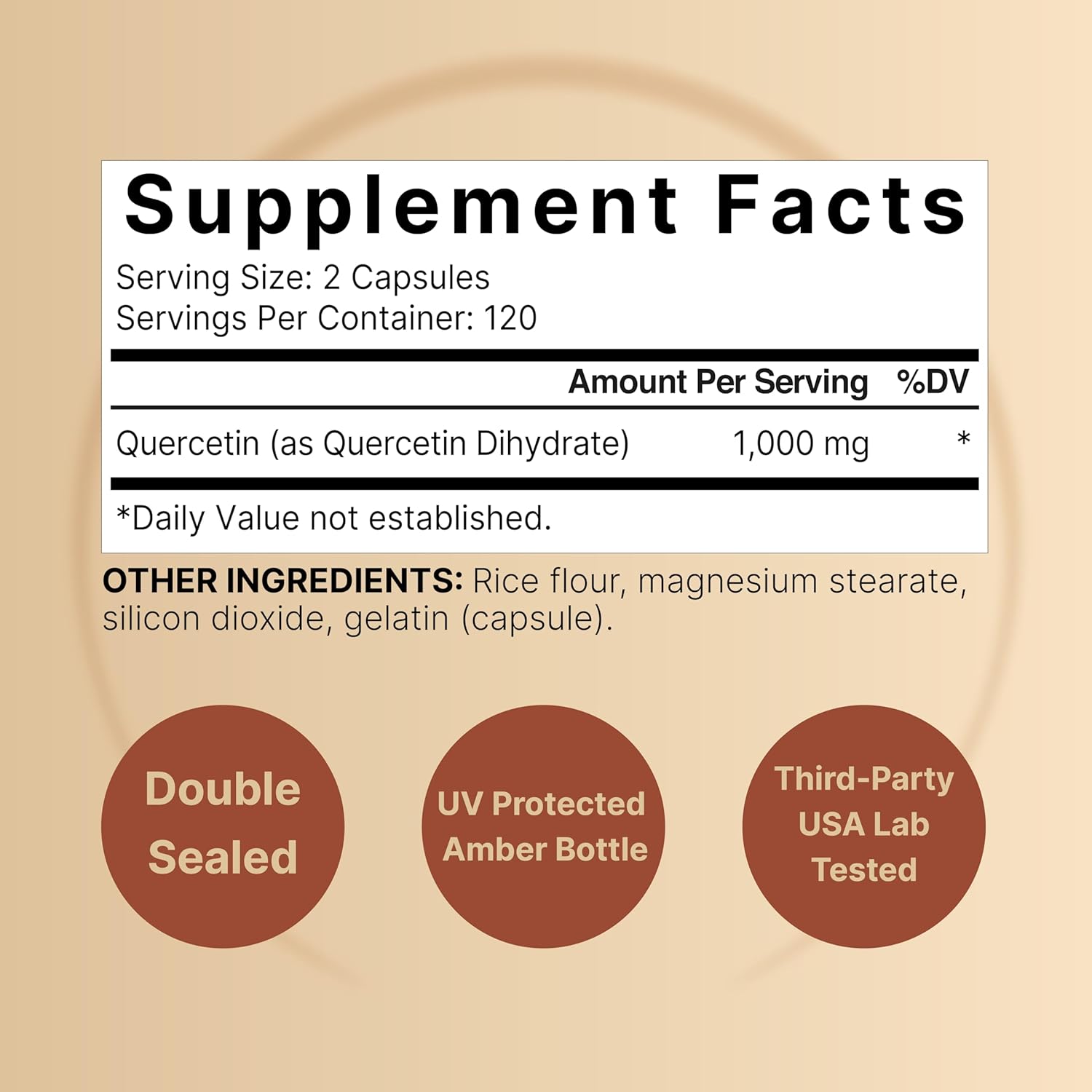Suplemento Cápsula Vegetariana - Wellness Quercetin avaliação e preço