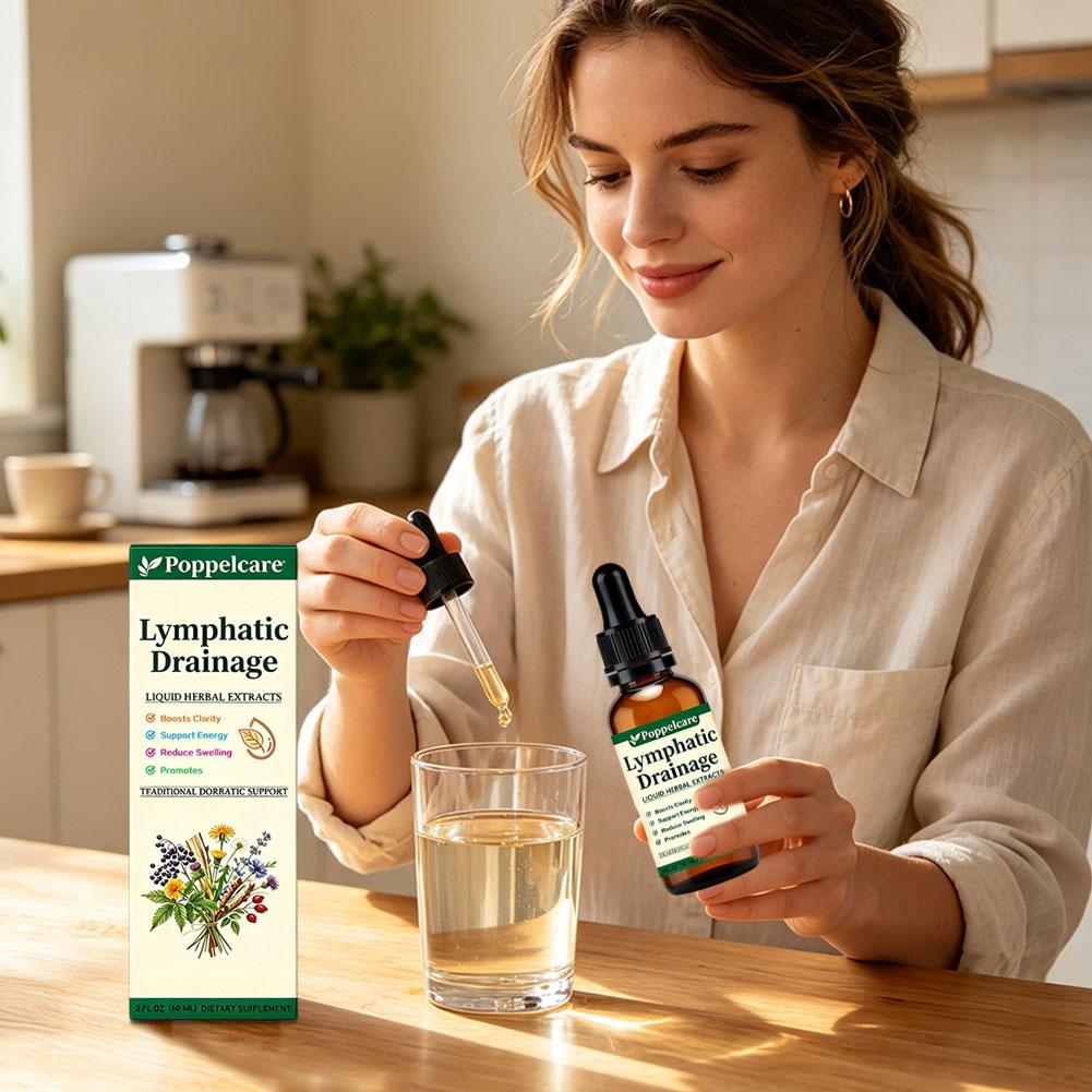 Gotas de Drenagem Linfática He - Herbal Wellness For You avaliação e preço