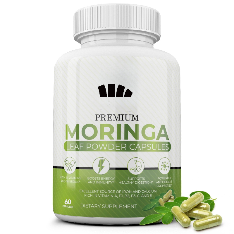 Cápsulas naturais de Moringa - - Moringa Leaf Powder avaliação e preço
