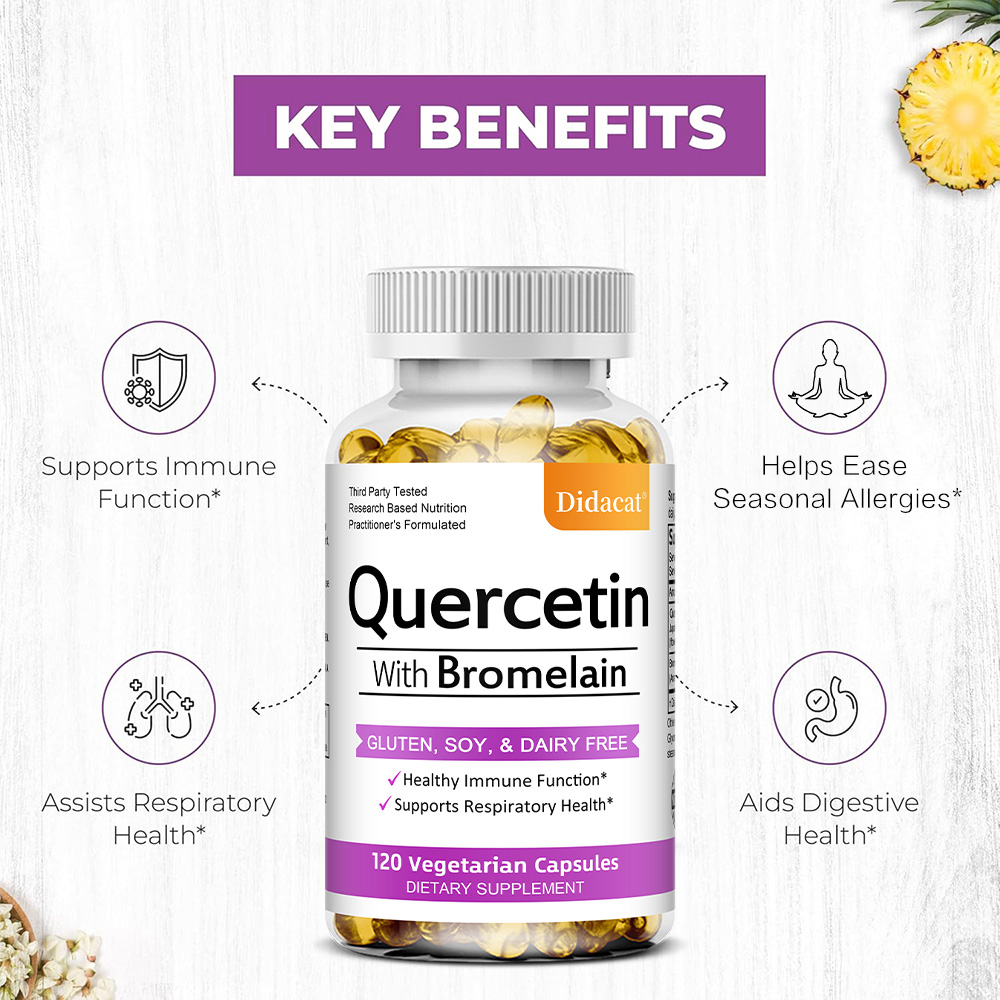 Cápsulas de Quercetina e Brome - Wellness Quercetin avaliação e preço
