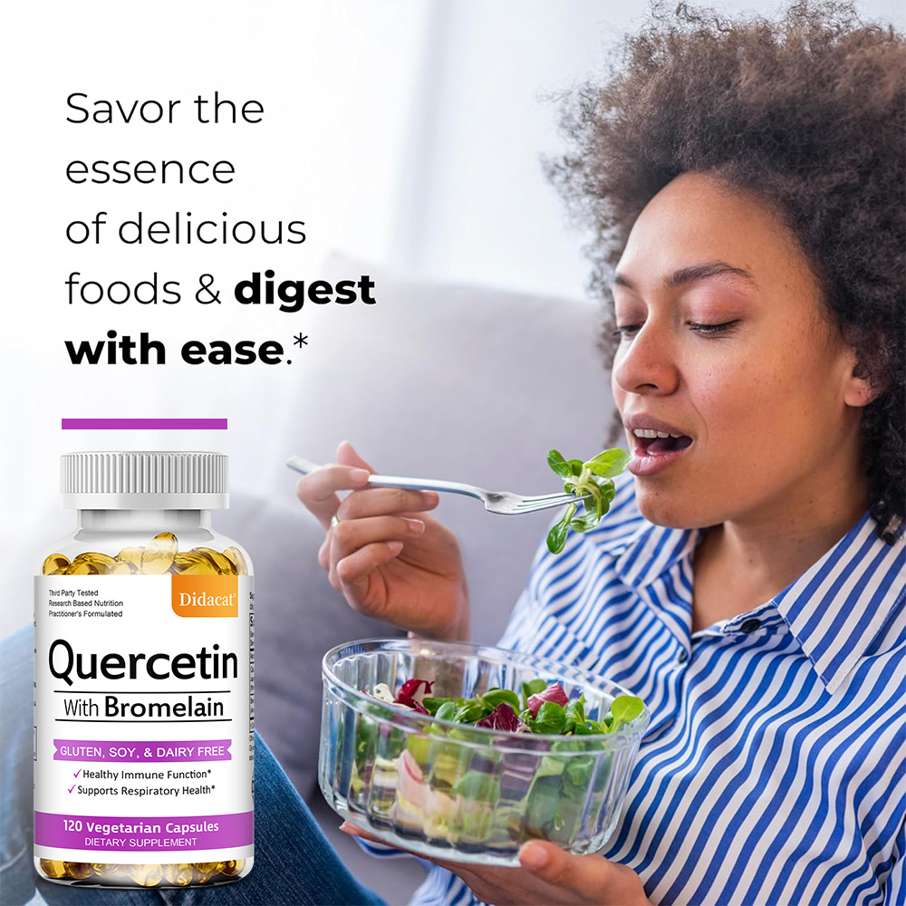 Cápsulas de Quercetina e Brome - Wellness Quercetin avaliação e preço