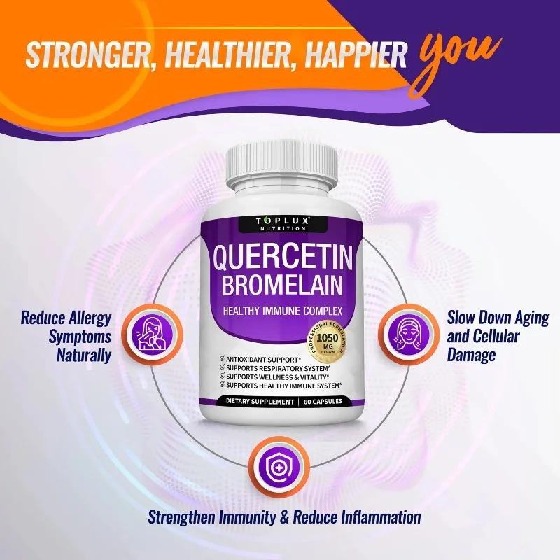 Cápsulas de Quercetina e Brome - Wellness Quercetin avaliação e preço
