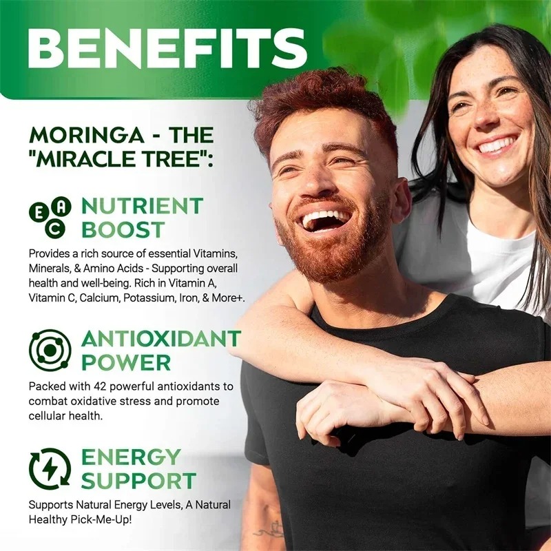 Cápsulas de pó de folha de mor - Moringa Leaf Powder avaliação e preço