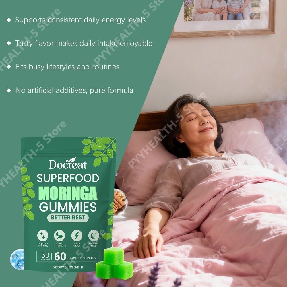 Gomas de Moringa Docteat com B - Moringa Leaf Powder avaliação e preço