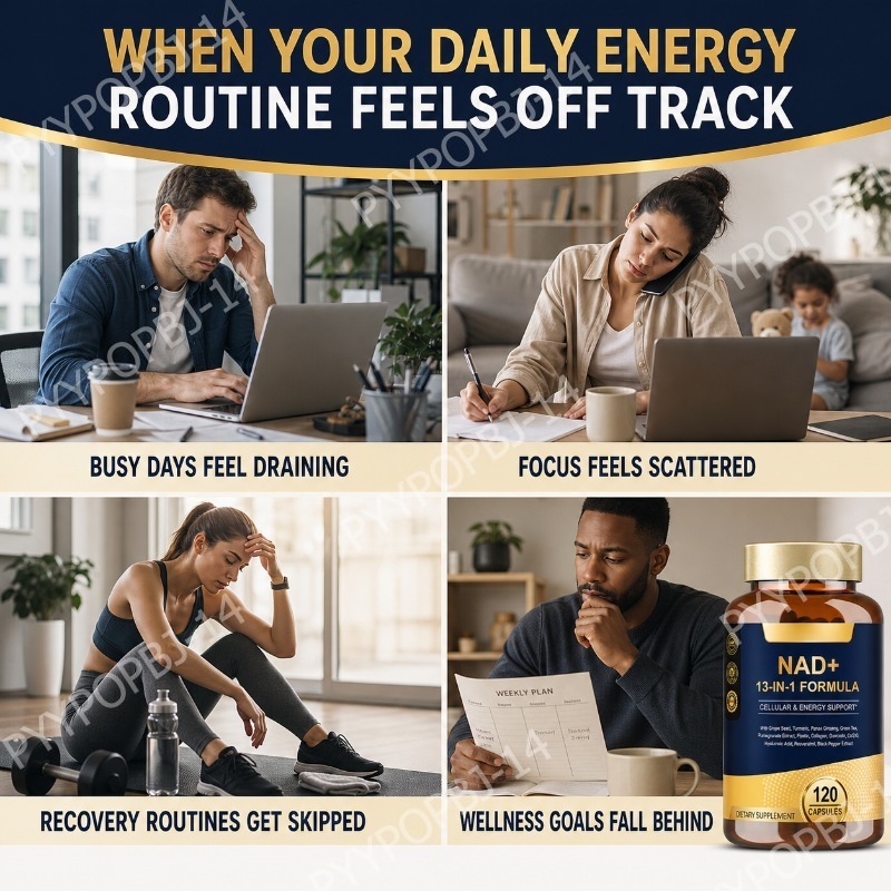 Cápsulas NAD+ 500mg 13-em-1 co - Wellness Quercetin avaliação e preço