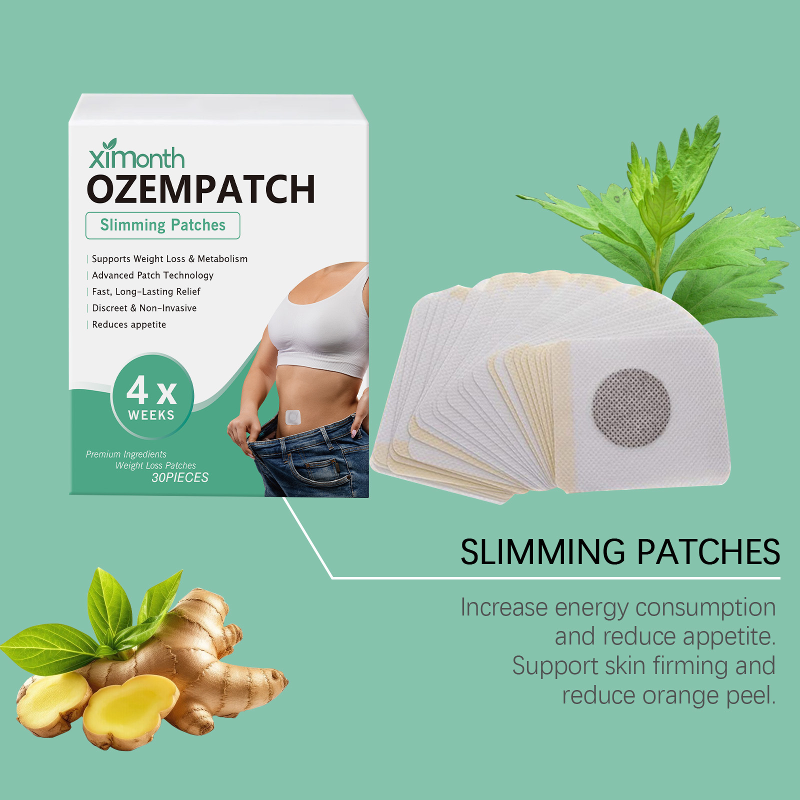 Ximonth Adesivos Modeladores C - Herbal Wellness For You avaliação e preço